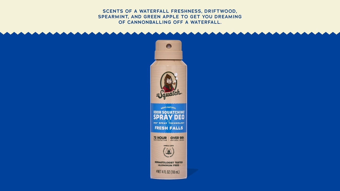 FRESH FALLS SPRAY DEODORANT - US 9343