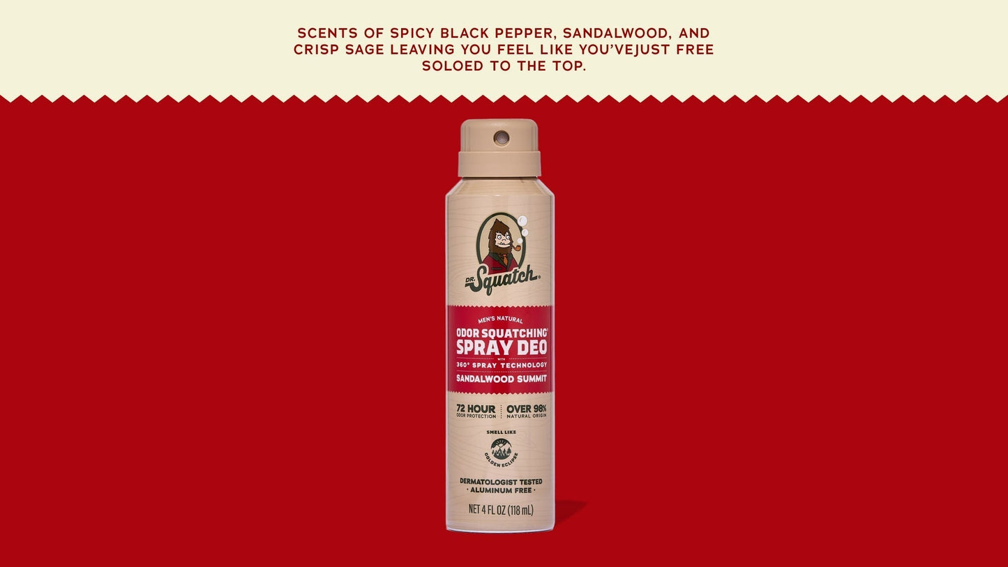 SANDALWOOD SUMMIT SPRAY DEODORANT - US 9772