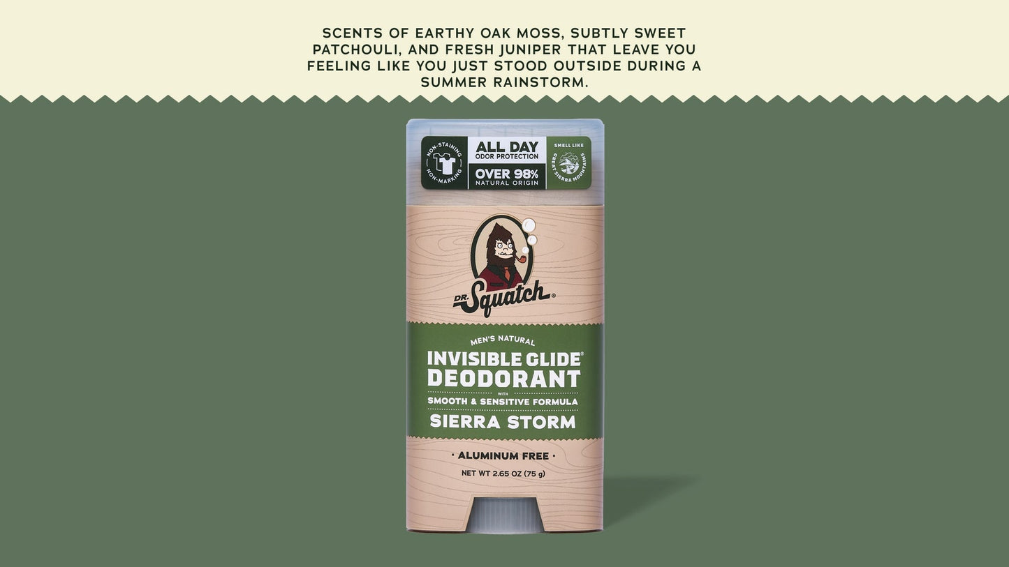 SIERRA STORM INVISIBLE GLIDE DEODORANT - US 4997