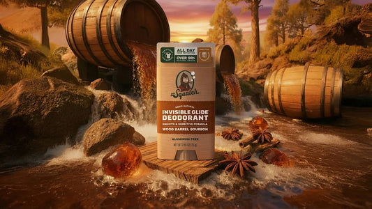 WOOD BARREL BOURBON INVISIBLE GLIDE DEODORANT - US 3928