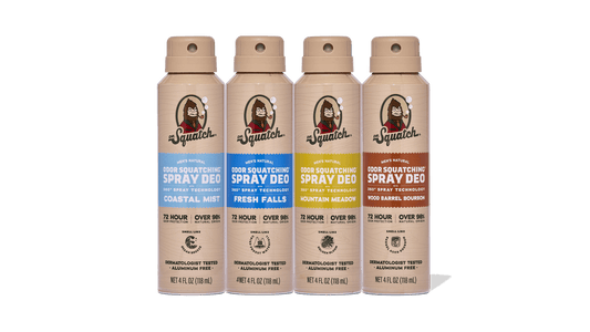 SPRAY DEODORANT 4-PACK - US 9487