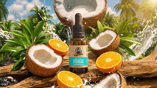 CASTAWAY COVE BEARD OIL & COLOGNE - US 1964