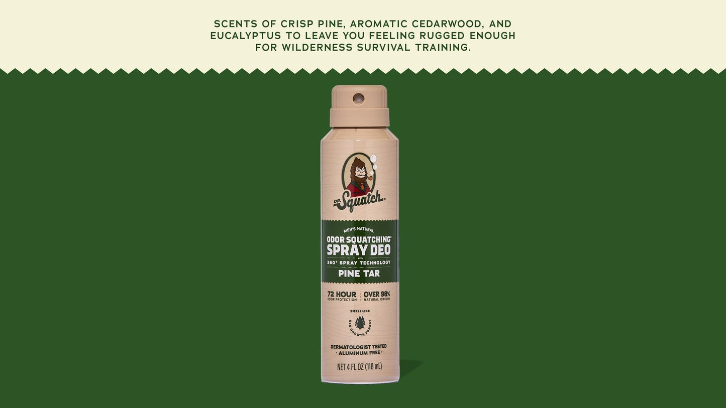 PINE TAR SPRAY DEODORANT - US 8379