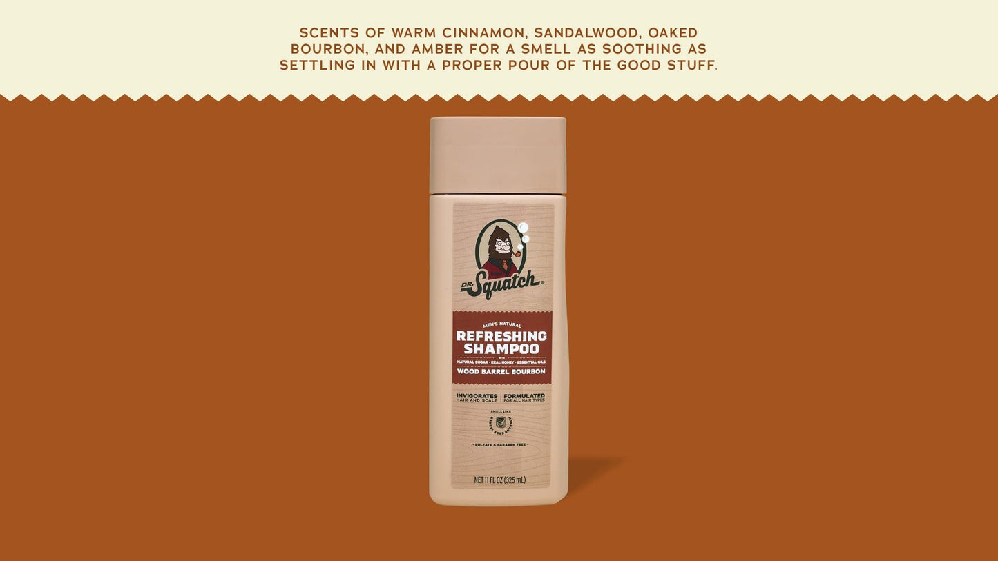 WOOD BARREL BOURBON SHAMPOO - US 9434