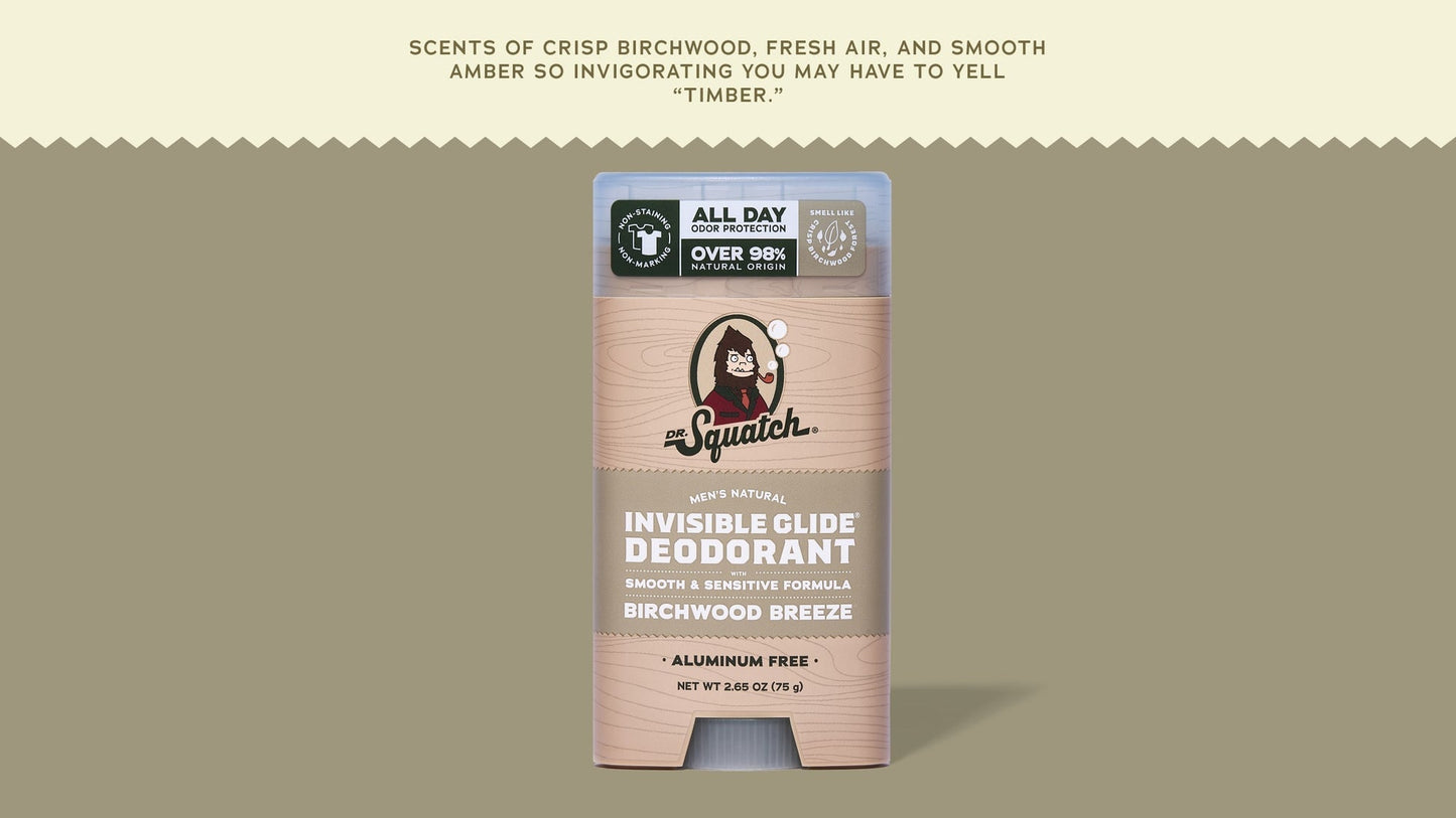BIRCHWOOD BREEZE INVISIBLE GLIDE DEODORANT - US 7531