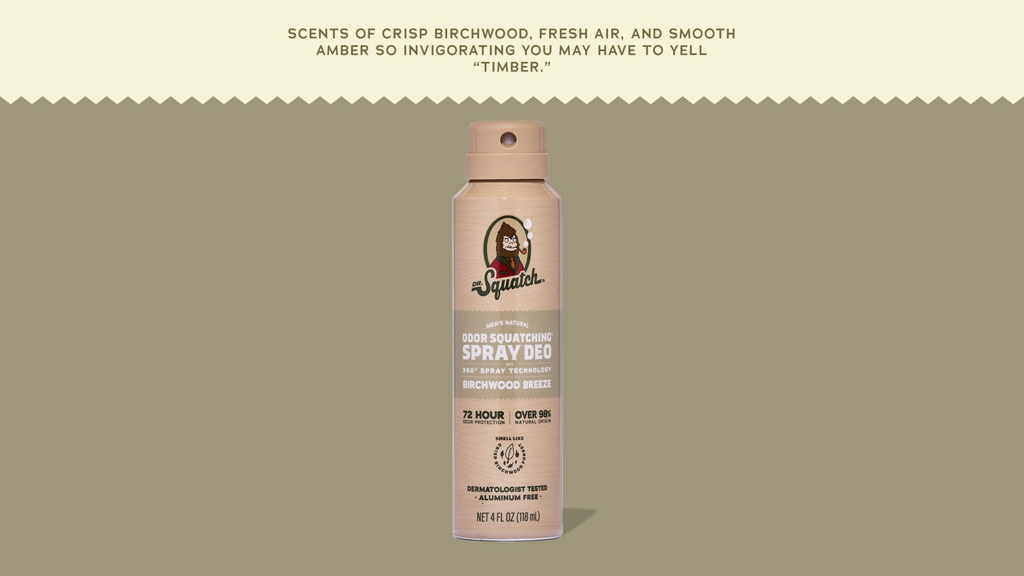 BIRCHWOOD BREEZE SPRAY DEODORANT - US 2643