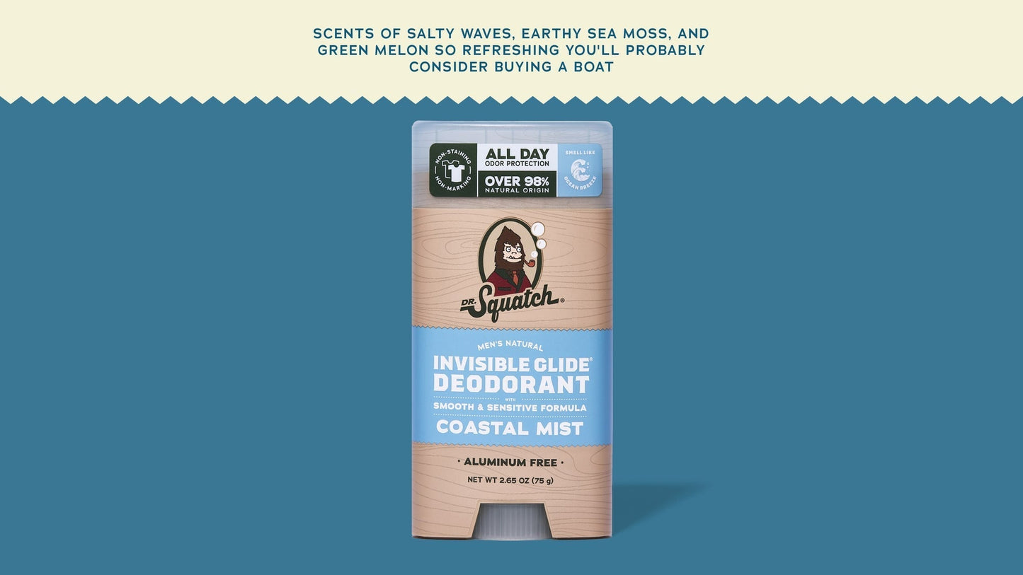 COASTAL MIST INVISIBLE GLIDE DEODORANT - US 2760