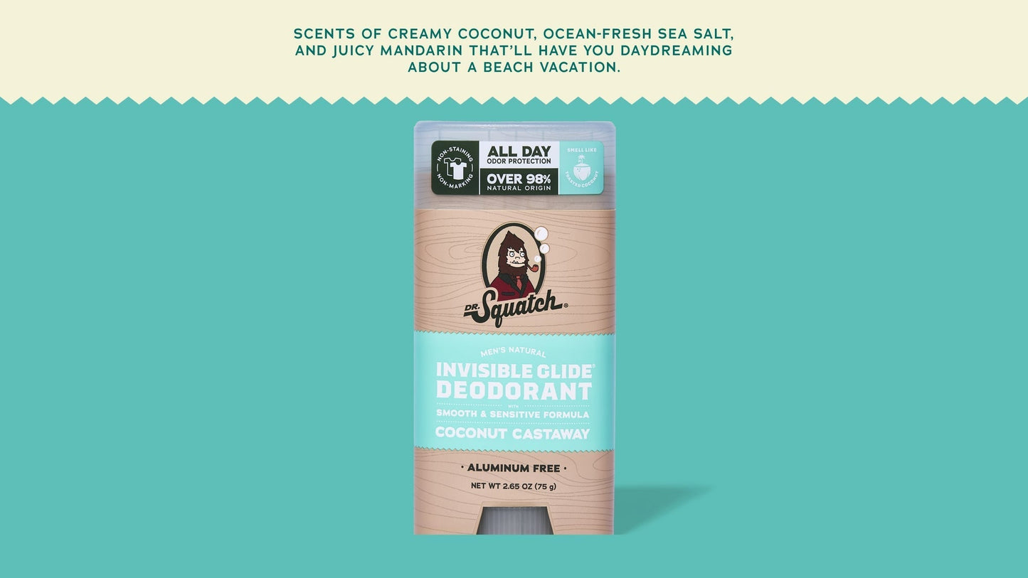 COCONUT CASTAWAY INVISIBLE GLIDE DEODORANT - US 2106