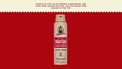 SANDALWOOD SUMMIT SPRAY DEODORANT - US 9772