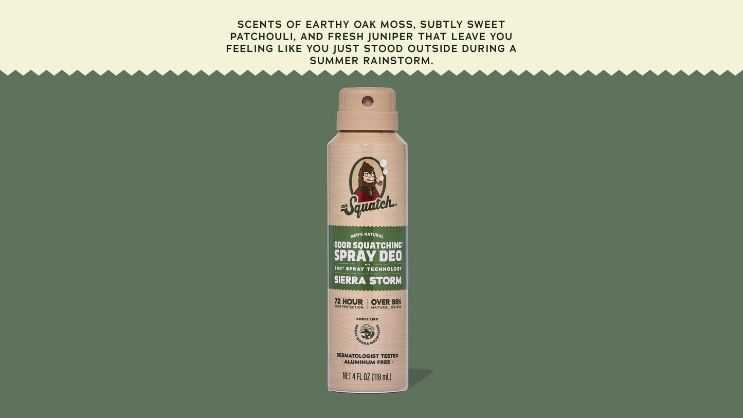 SIERRA STORM SPRAY DEODORANT - US 6769