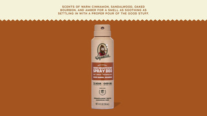 WOOD BARREL BOURBON SPRAY DEODORANT - US 8400