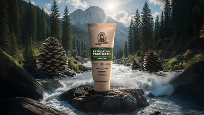 PINE TAR EXFOLIATING FACE WASH - US 7927