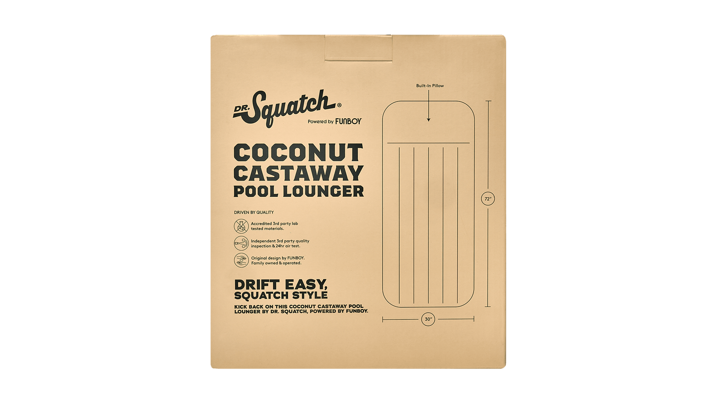 COCONUT CASTAWAY POOL LOUNGER - US 6966